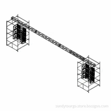Tourgo Aluminum DJ truss, speaker truss, stage truss design